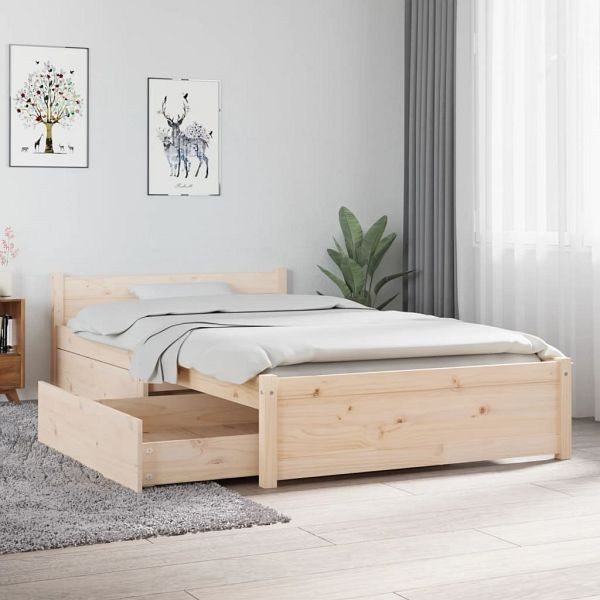 vidaXL Bett mit Schubladen 90x190 cm, 3103478