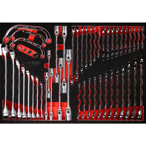 KS Tools PERFORMANCEplus Werkzeugsatz 51-teilig Schraubenschlüssel, 811.0051