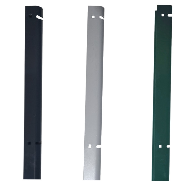 FA-Bausysteme Zaunanschlussleiste U-Profil Anthrazit Höhe: 1200 mm, 49333