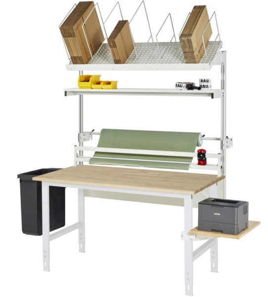 RAU Packtisch Komplettset 04, AT-Tom, B1500 x T1000, B-Platte, 06-625B10-15-VP04.12
