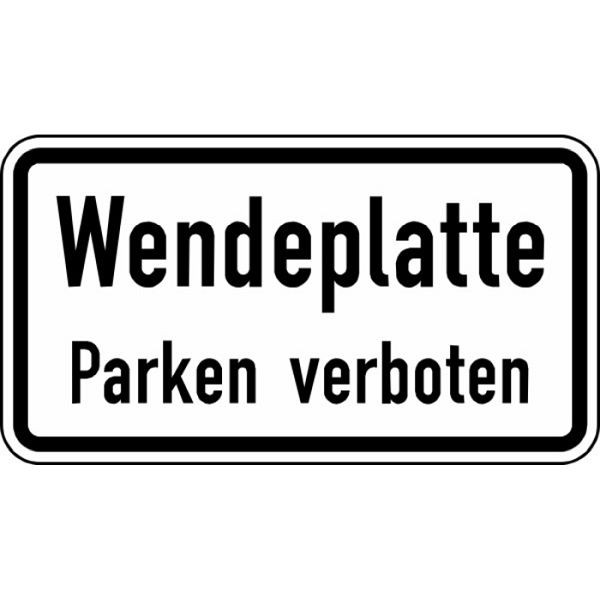 Stein HGS Wendeplatte Parken verboten Nr. 2422, 412x750mm /RA1/Alform, 2422-312