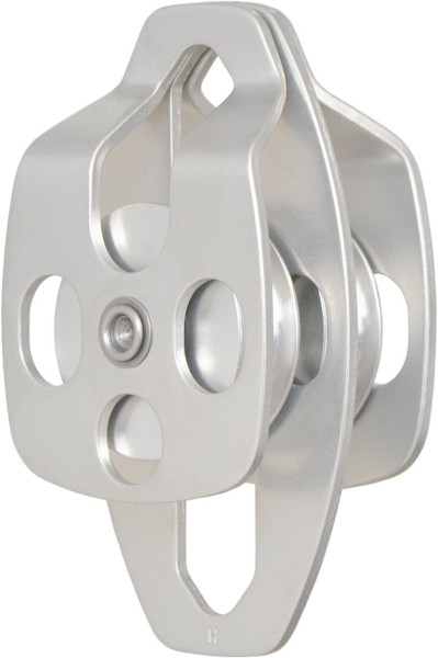 Kratos Doppelte Umlenkrolle mit Öffnungsflanschen, doppelte Aufhängung, silber, FA7001701