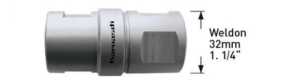 Karnasch Adapter Weldon 32mm, VE: 3 Stück, 201458