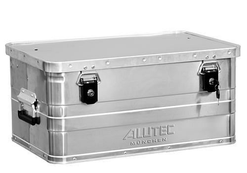 DENIOS Aluminiumbox Classic, ohne Stapelecken, 48 Liter Volumen, 254861