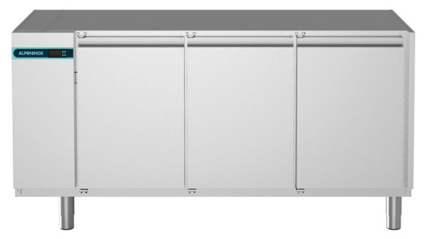ALPENINOX Kühltisch, 3 Abteile CLO 650 3-7001, für GN 1/1, zentralgekühlt, Umluftkühlung, 402712631