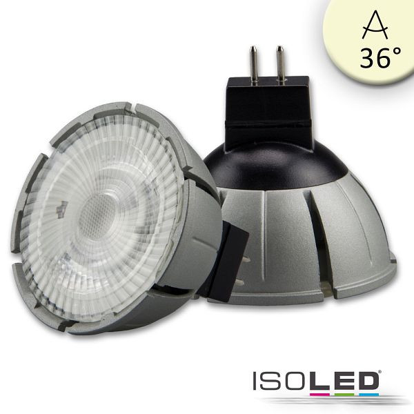ISOLED MR16 Vollspektrum LED Strahler 7W COB, 36°, 3000K, dimmbar, 113574