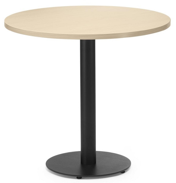 Deskin Cafeteria Tischsystem PARMA rund, Ahorndekor, 800 x 800 x 755 mm, 287703