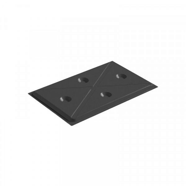 Rieber GN-Kühlpellet Kunststoff 1/1- schwarz, 527 x 30 x 324 mm, 85022067