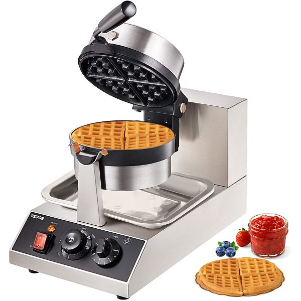 VEVOR Waffeleisen Waffeltoaster Elektrogrill 1300 W Waffeleisen 220 V Kontaktgrill, YXHFBJHFBFGZ46VD6V2