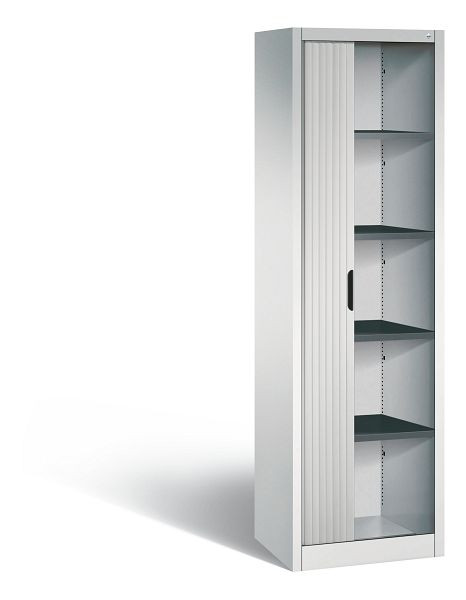 C+P Rollladenschrank Omnispace, H1980xB600xT420mm, Farbe: Lichtgrau, Griffmulde, 5 OH, 3200-00R S10040