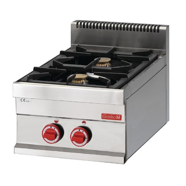 Gastro M Gasherd 65/40PCG, 8,6 kW, 2 Brenner, Erdgas, 650-Serie, GL916