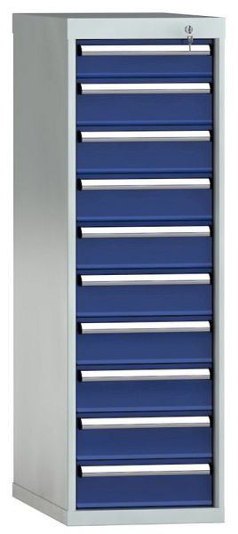 KLW Schubladenschrank 1325 x 419 x 750 mm H x B x T, Einbaumaß: 1225 mm, Einteilung: 18x36 Einheiten, EA / 100 kg, SDB1325-10EP-001