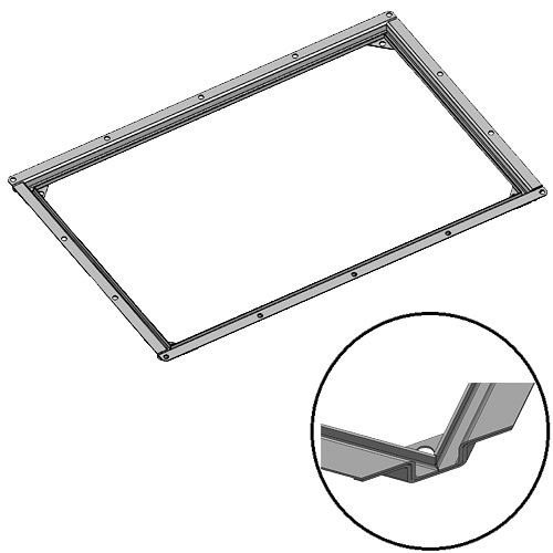 Mareno 700 Drop-in-Einbaurahmen für Arbeitsplatte, für 60-cm-Geräte, 170.522