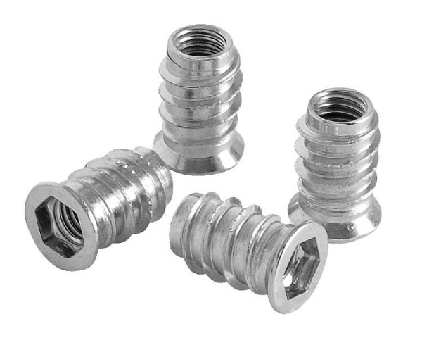 Unior Gewindehülse-Set, 4-teilig, M8x20, 626419