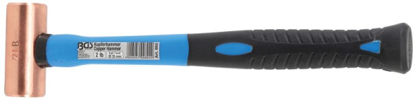 BGS Kupferhammer, Fiberglasstiel, Ø 35 mm, 907 g (2 lb) - Kopf, 892