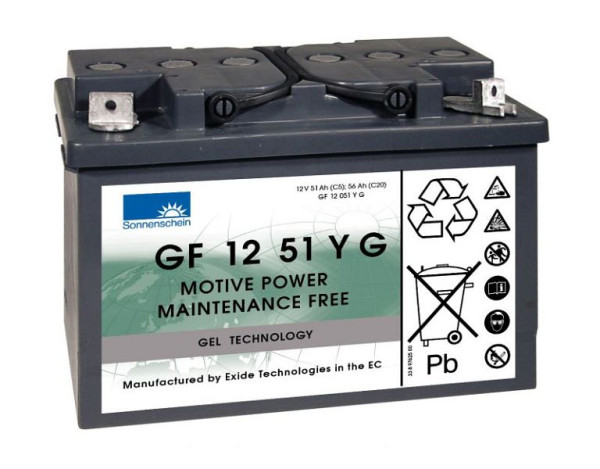 EXIDE Batterie GF 12051 Y, absolut wartungsfrei, 130100022