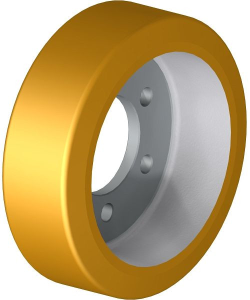 Blickle RTH 230x75/80-6 Rad aus Blickle Extrathane®, Hellbraun, 462200