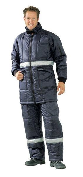 Planam Kühl-/Gefrierhaus Kühlhaus Parka, marine, Innenfutter rot, Größe XXL, 5121060