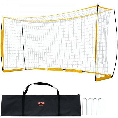 VEVOR 3,66x1,83m Tragbares Fußballtor Fußballnetz, Tragetasche, TZDZBXZQMTZDYBW4XV0