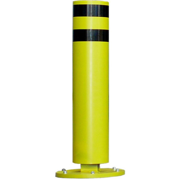 Stein HGS Rammschutzpoller -GOLIA-, zum Aufschrauben, mit Bodenplatte Ø 420 mm, und Bodenankern (ETA/0018 Zulassung), 18093