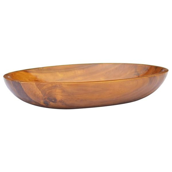 vidaXL Waschbecken Massivholz Teak 60x40x10 cm, 326162