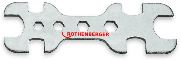 Rothenberger Brennerschlüssel RE17, mit 10 Schlüsselweiten, 510106