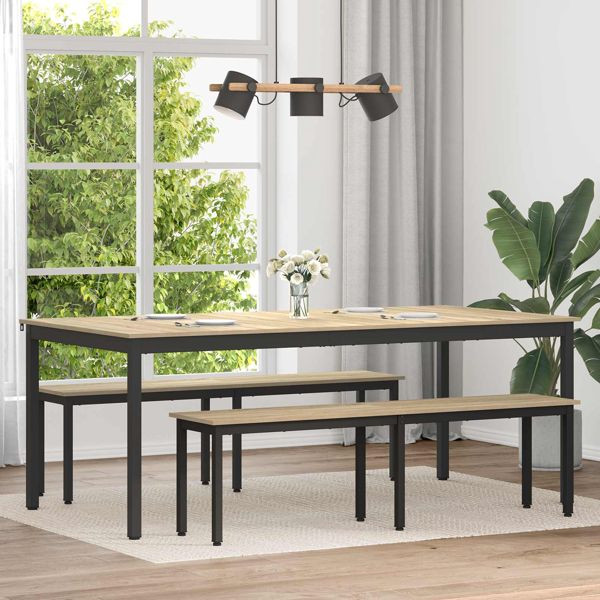 vidaXL Esstische Holzwerkstoff, 3415385, 8721364523449