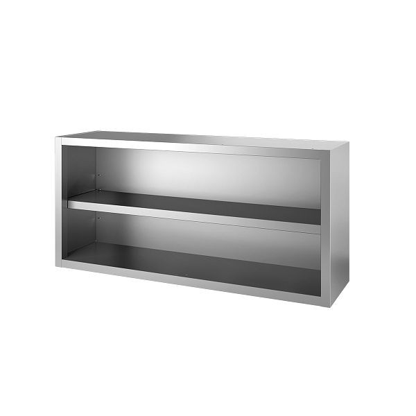 Vaiotec TOPLINE Wandhängeschrank 400 / offen, abgerundete Ecken, 180x40x66 cm, 10844