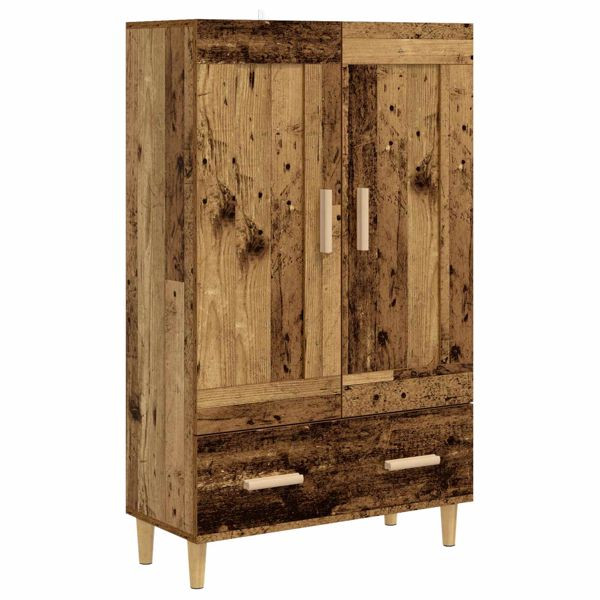 vidaXL Highboard Altholz 70 x 31 x 115 cm Holzwerkstoff, 8009849