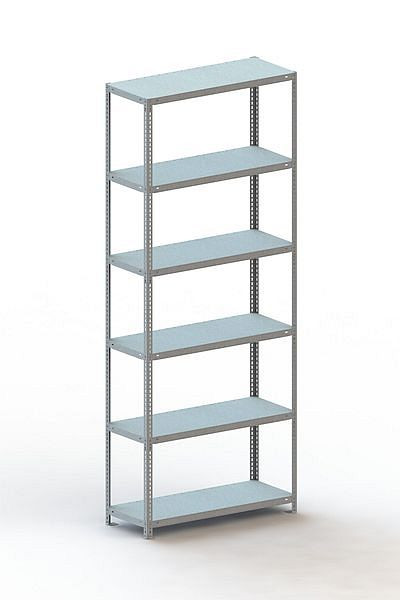 Meta Schraubregal FIX 150 GR 2500x1000x400 mm, verzinkt, Bodenanzahl: 6, 20097187