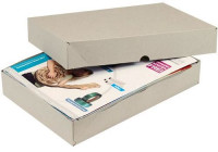 Produktbild von TransPak Aufrichteschachtel, Vollpappe, Innenmaß 305 x 215 x 50/50 mm, Format A4, VE: 25 Stück, 299467 TransPak Aufrichteschachtel, Vollpappe, Innenmaß 305 x 215 x 50/50 mm, Format A4, VE: 25 Stück, 299467