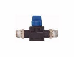 Riegler 3/2 Wegeventil mit Außengewinde, konisch mit Gewindebeschichtung, 110104