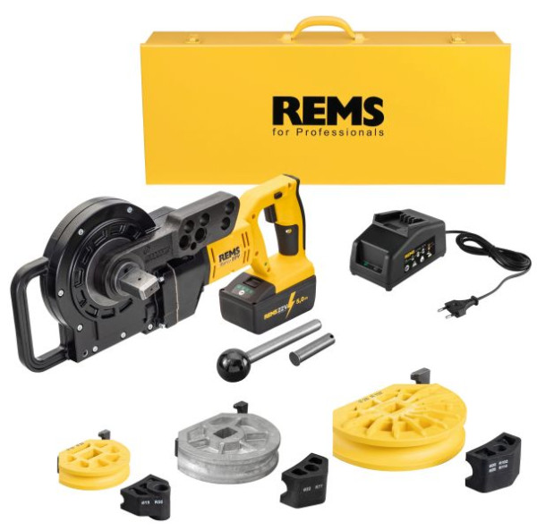 REMS Akku-Rohrbieger Curvo 22V Set 15+22+28, 580058 R220