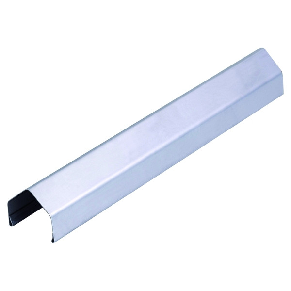 T&J PROTEC Rahmenprofil aus Metall 180 cm, Pyramide EDELSTAHL, für 45 mm Rahmen, 17551