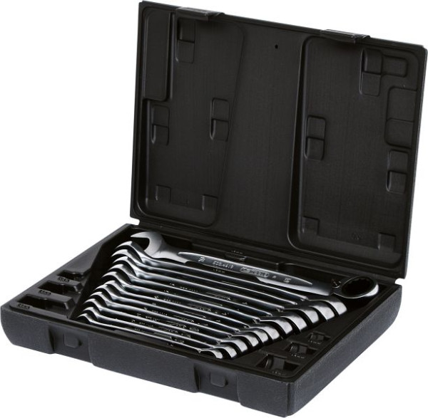 KS Tools GEARplus Ratschenringmaulschlüssel-Satz, umschaltbar, 12-teilig, 503.4665