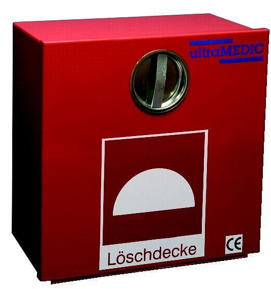 ultraMEDIC Löschdeckenbehälter ultraFIREBOX, ohne Inhalt, rot, SAN-0080