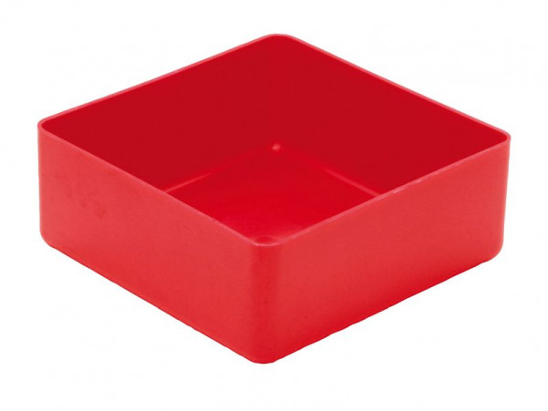 LA-KA-PE E 40/2, Einsatzkasten, rot, Außenmaße: 99 x 99 x 40 mm (lxhxb), VE: 25 Stück, 11010 01 21