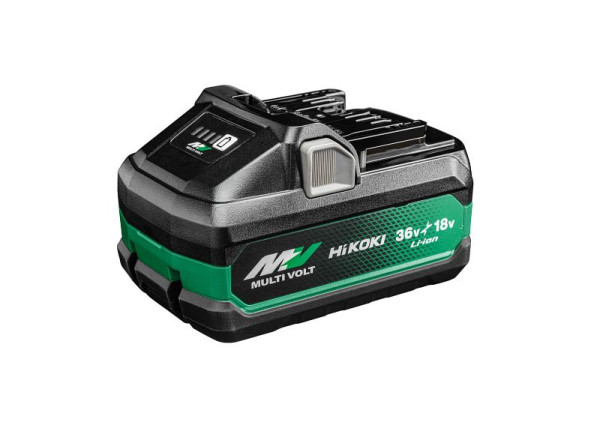 HiKOKI 18V/36V Multi Volt (4.0), 18Volt, 8, 0 Ah / 36Volt 4, 0 Ah Slide Akku, BSL36B18X Multi Volt, 380084