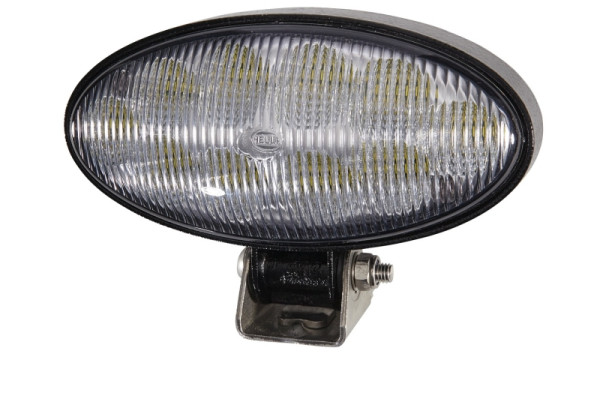 HELLA LED-Arbeitsscheinwerfer, Oval 90 Gen. II, 24/12V, 5000lm, Anbau/geschraubt, schwenkbarer Montagebügel, Nahfeldausleuchtung, 1GB 996 486-001