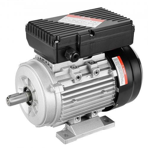 VEVOR 0,55kW Elektromotor 1400U/min AC 220-240V 4,5A 1-phasig 19mm Keilwelle, TYJLIECDJ1721AFEZV7