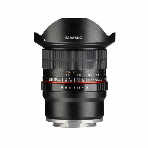 Samyang MF Fotoobjektiv 12mm F2,8 Fisheye Fuji X, 1021747