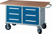 Produktbild von Dringenberg Fahrbare Kastenwerkbank 1500 2/6, 020063-7035-5010 Dringenberg Fahrbare Kastenwerkbank 1500 2/6, 020063-7035-5010