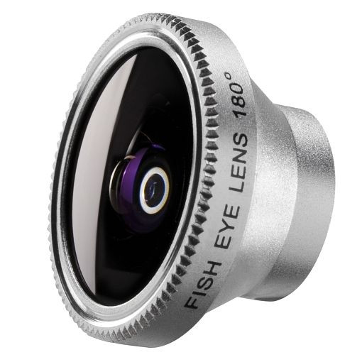 Mantona Fisheye Objektiv 180 für iPhone SE/5/4S/4, 1018662