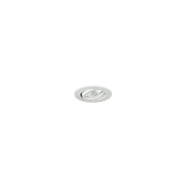 Brumberg LED-Einbaustrahler 3W 2700K 290lm Konverter 1LED Alu IP20 weiß hochglanz, 139861