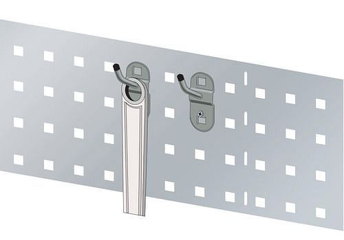 DENIOS Werkzeughalter, Länge 100 mm, Ausführung: schräg, 5 Stück, 286481