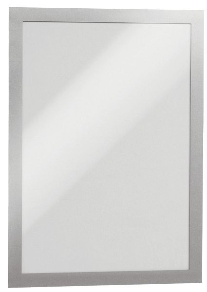 DURABLE Info-Rahmen DURAFRAME®, A4, 322 x 236 mm, silber, 2er Pack, 4872 23