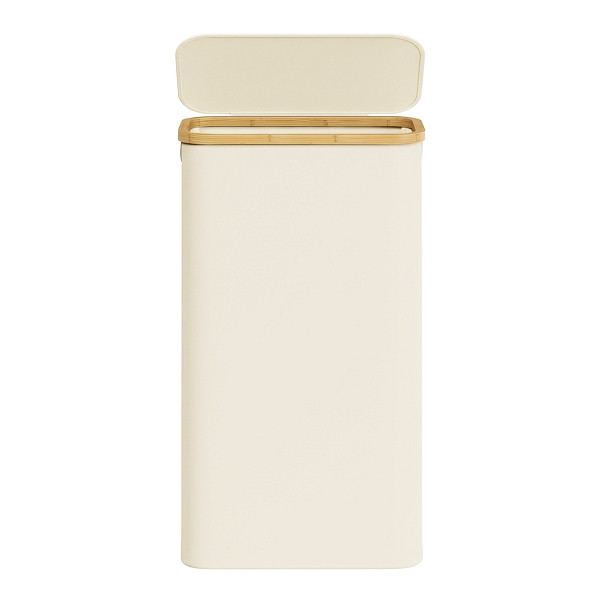 SONGMICS Wäschekorb, Weiß, 42x22,5x70,5 cm, LCB506W01