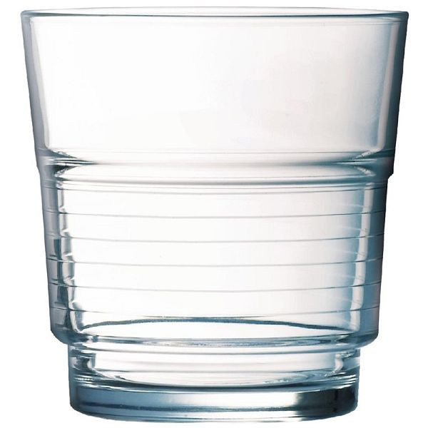 Arcoroc Spirale Tumbler 25cl, VE: 6 Stück, gehärtetes Glas, DP088