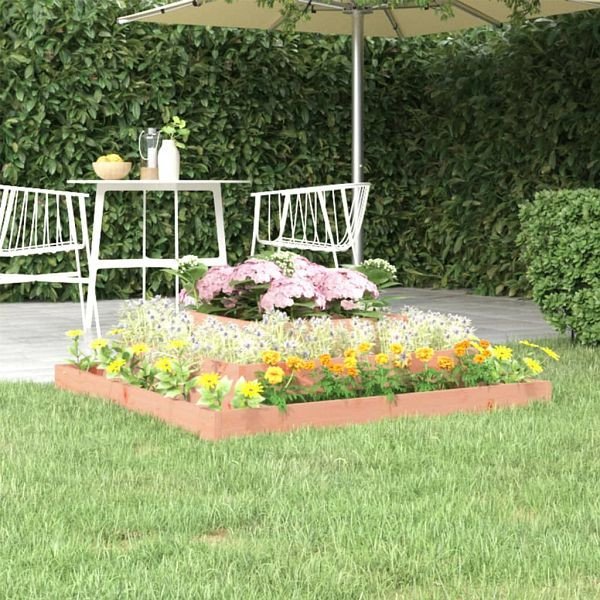 vidaXL Pflanzkübel 110x110x27 cm Massivholz Douglasie, 823876