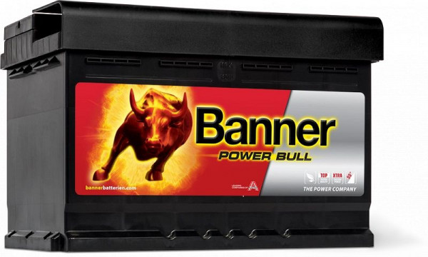 Banner Power Bull P72 09, Kalzium PKW Batterie der neuesten Generation, 013572090101